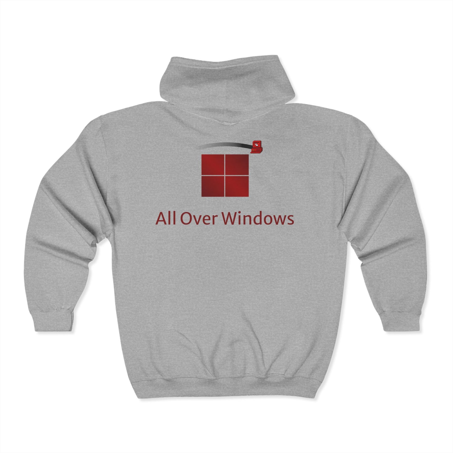 All Over Windows Unisex Heavy Blend™ Full Zip Hooded Sweatshirt