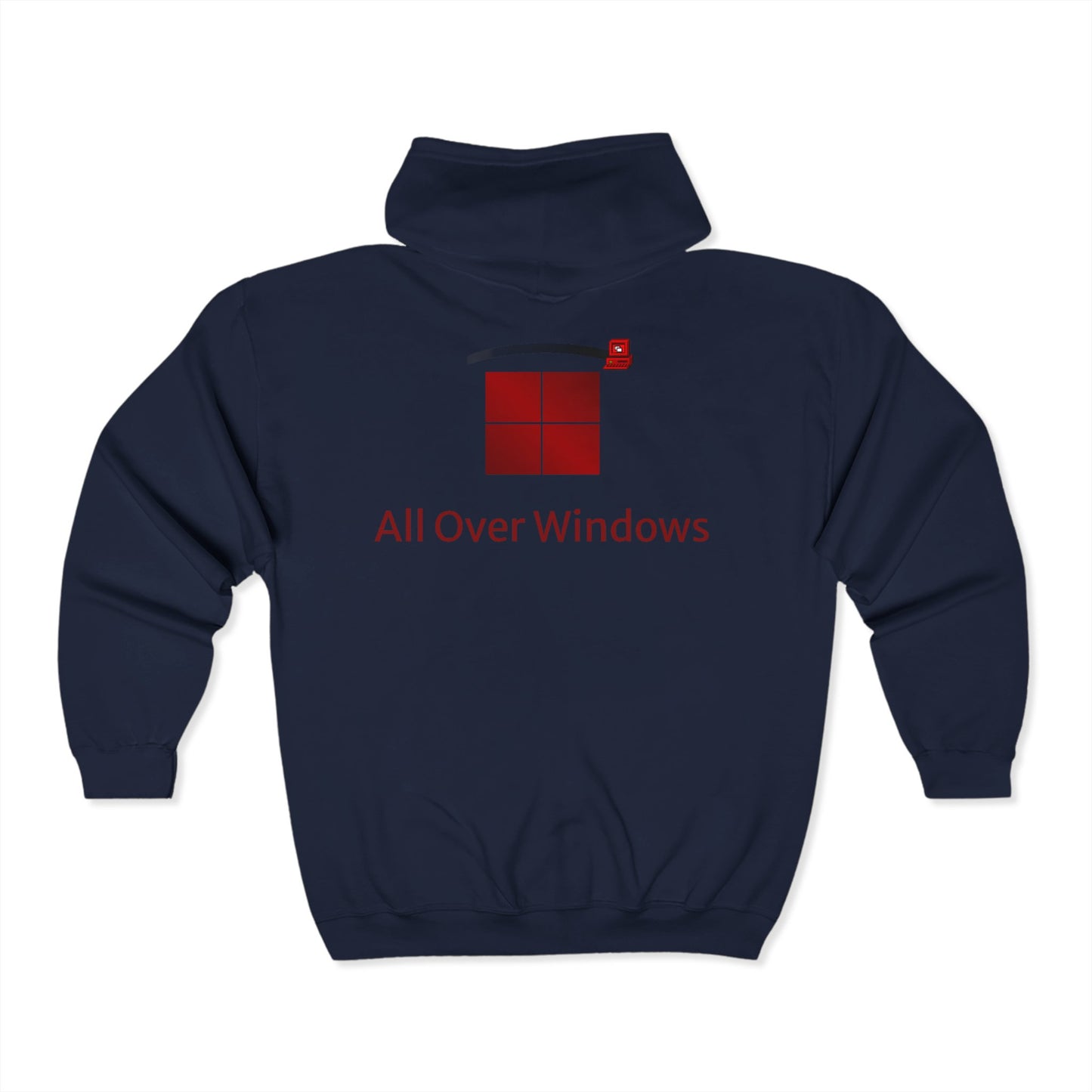 All Over Windows Unisex Heavy Blend™ Full Zip Hooded Sweatshirt