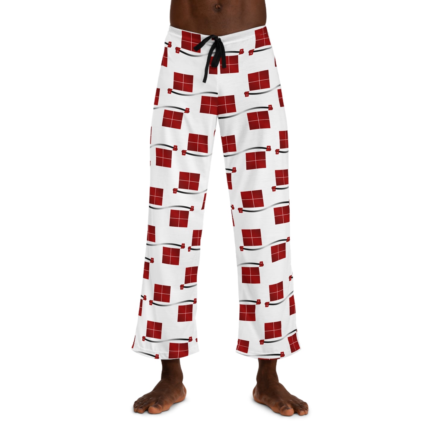 All Over Windows Men's Pajama Pants (AOP)